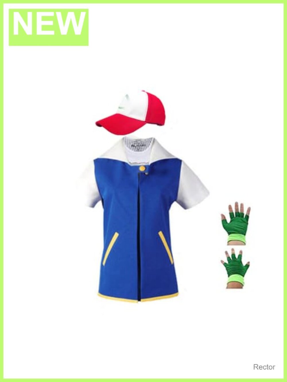 Hoodie Cosplay Costume Set Jacket Gloves Hat Unisex Fit